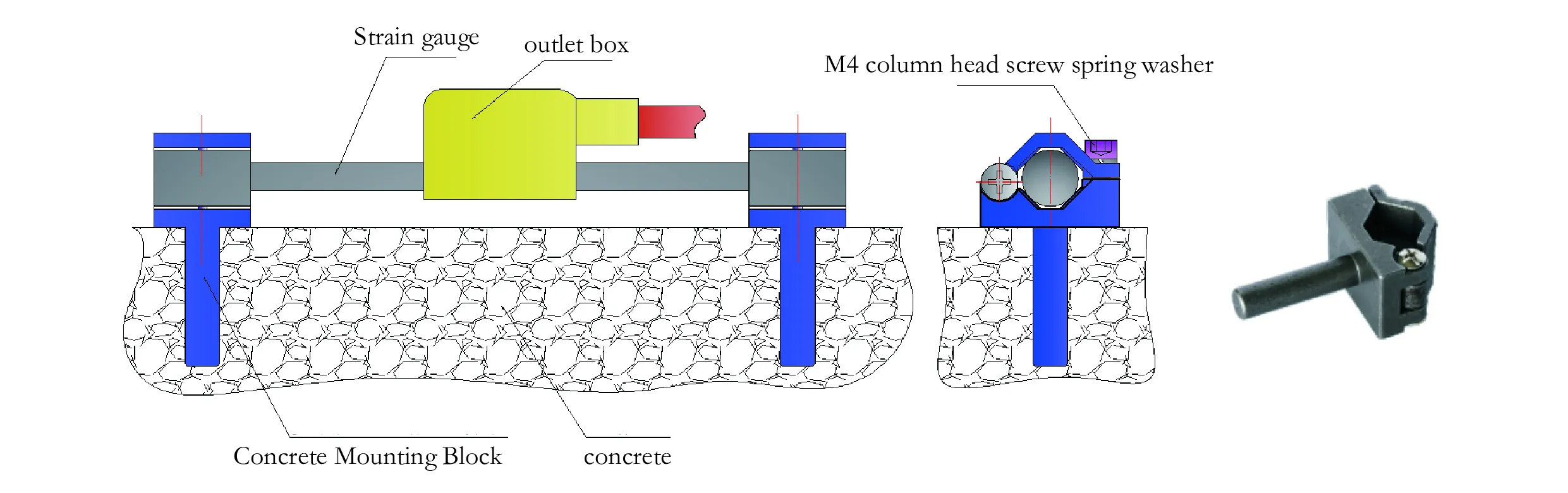 Intelligenter Vibrationsdraht-Dehnmessstreifen (Oberflächenmodell) JMZX-212HAT/HB Bild 9