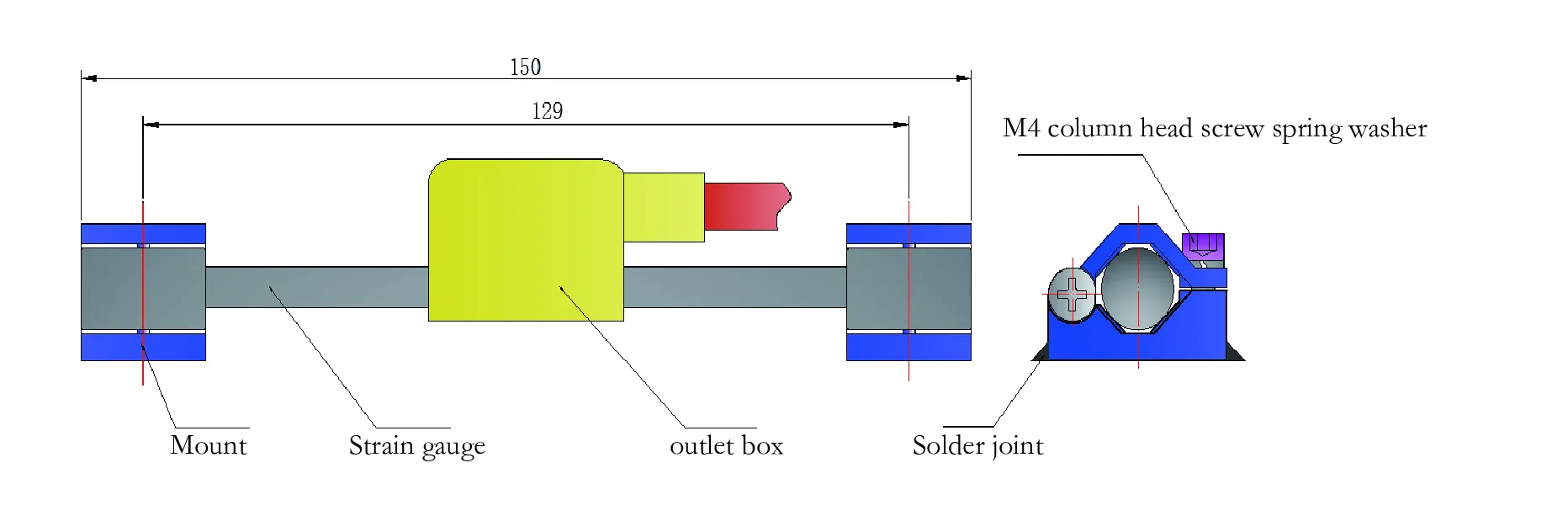 Intelligenter Vibrationsdraht-Dehnmessstreifen (Oberflächenmodell) JMZX-212HAT/HB Bild 8
