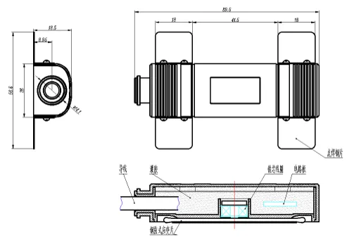 Intelligenter Vibrationsdraht-Dehnmessstreifen (oberflächengeschweißtes Modell) JMZX-206HAT, Bild 6