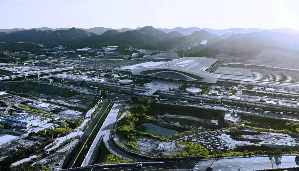 Gebäude des Hochgeschwindigkeitsbahnhofs